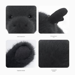 Soft Dragon Plush Toy (Black or White) – 47.5 cm & 85 cm Flying Mythical Dragon Stuffed Animal for Kids & Adults