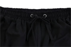 Men’s Laced Harem Pants – Renaissance LARP & Pirate Cosplay Trousers with Drawstring Waist