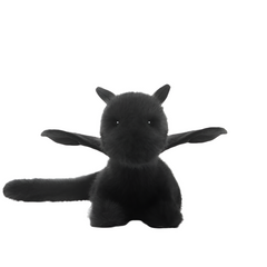 Soft Dragon Plush Toy (Black or White) – 47.5 cm & 85 cm Flying Mythical Dragon Stuffed Animal for Kids & Adults