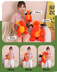 Mythic Plush Dragon Collection – Soft Flying Dragon Stuffed Toy for Kids & Adults
