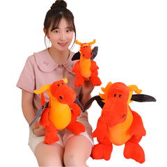 Mythic Plush Dragon Collection – Soft Flying Dragon Stuffed Toy for Kids & Adults