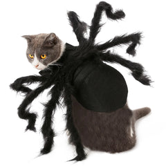 Spider Pet Costume Harness – Creepy Crawly Halloween Outfit for Cats & Dogs