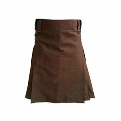 Men’s Utility Kilt with Cargo Pocket – Tactical Pleated Kilt for Renaissance, LARP & Festival Cosplay
