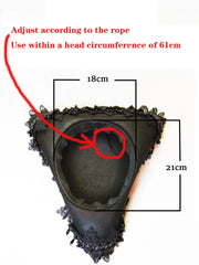 Women’s Steampunk Gothic Skull & Feather Tricorn – Medieval & Renaissance Pirate Hat