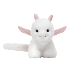 Soft Dragon Plush Toy (Black or White) – 47.5 cm & 85 cm Flying Mythical Dragon Stuffed Animal for Kids & Adults