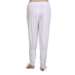 Men’s Laced Harem Pants – Renaissance LARP & Pirate Cosplay Trousers with Drawstring Waist
