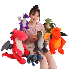 Mythic Plush Dragon Collection – Soft Flying Dragon Stuffed Toy for Kids & Adults