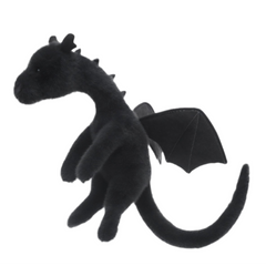 Soft Dragon Plush Toy (Black or White) – 47.5 cm & 85 cm Flying Mythical Dragon Stuffed Animal for Kids & Adults