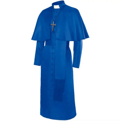 Men’s Gothic Clerical Cassock – Medieval Catholic Priest Costume
