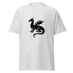 Adult Unisex Dragon T-Shirt – Official Black Dragon Fantasy Logo (Black)