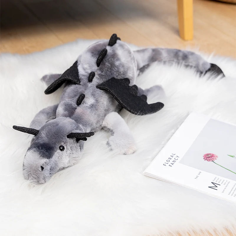 Soft Flying Dragon Plush Toy – Large 50 / 70 / 100 cm Stuffed Animal for Kids & Adults