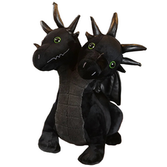 Two-Headed Dragon Plush Toy – Dark Fantasy Hydra Mythology Stuffed Animal for Kids & Adults