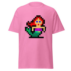 Adult Unisex Retro Pixel Art Mermaid T-Shirt